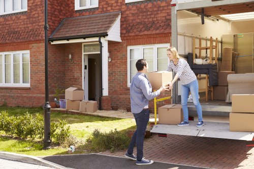 Removal team planning a home move in Enfield