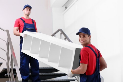 Packing and loading equipment for a commercial move in Enfield
