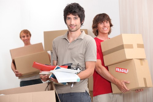 Apartment removal team navigating local Enfield access