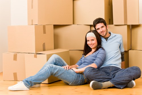 Professional removal van loading support for Enfield house and office moves
