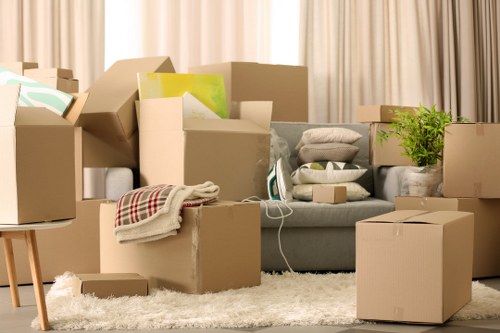 Coordinated office move with desks and equipment in Enfield